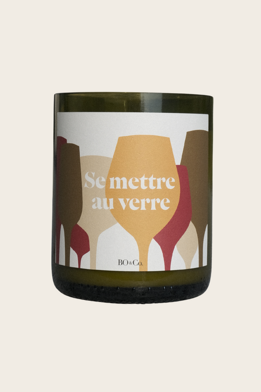 Bougie BO&Co. Se mettre au verre